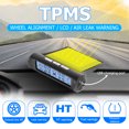 thumbnail image 2 of Sistema de monitor de presión de neumáticos TPMS para automóvil con pantalla en blanco y negro (sensor externo) Tmvgtek Accesorios para autos y motos, 2 of 9