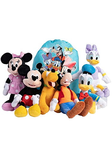 Disney 11 Plush Mickey Minnie Mouse Donald Daisy Goofy Pluto 6 Pack Sling Bag Walmart Com Disney 11 Plush Mickey Minnie Mouse Donald Daisy Goofy Pluto 6 Pack Sling Bag Walmart Com