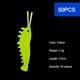 thumbnail image 2 of 50 Uds. De señuelos de pesca de agua salada de 3,5 cm, camarones señuelo suave luminoso (amarillo), 2 of 3