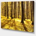 thumbnail image 2 of Forêt Verte Lumineuse au Coucher du Soleil - Art Moderne sur Toile, 2 of 4