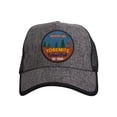 thumbnail image 1 of Gravity Outdoor Chapeau de Camionneur Réglable en Paille Yosemite - Gris/noir, 1 of 2