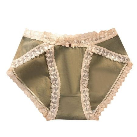 

Gubotare Women Panties Seamless Women s Panties Pack Cotton Moisture-Wicking Underwear Ultra-Soft and Breathable Tagless Multipack Mint Green L