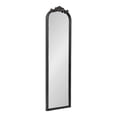 thumbnail image 5 of Kate and Laurel Arendahl Traditional Ornate Slim Panel Wall Mirror, 9 x 32, Black, Vintage Tall Mirror for Use as Versatile Entryway or Bedroom Wall Decor, 5 of 9