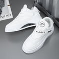 thumbnail image 2 of Men's Casual Sneakers, Simple And Stylish Skateboard Shoes with Wing-Shaped Straps, Perfect for Daily Streetwear., 2 of 6