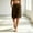 *Brown, variant on Women's Linen Drawstring Wide Leg Cargo Shorts with Button and Pockets ,Solid Color Casual Summer Short Brown,Women's Plus S