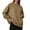 Khaki&25^0710Q, variant on Garbnen Women's Crew Neck Sweatshirts Fleece Long Sleeve Shirt for Women Casual Fall Winter Warm Oversized Fashion Pullover for Women White XXL
