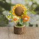 thumbnail image 4 of Crochet Flowers Artificial Potted Plants For Office Desk Car Dashboard Decor Gifts For Women Handmade Knitted Flowers Home Decoration, 4 of 6