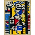 thumbnail image 3 of Vintage Apple Collection 12x14 Black Modern Framed Museum Art Print Titled - Fernand LÃ©ger - Study for Cinematic Mural-Study VI, 3 of 5