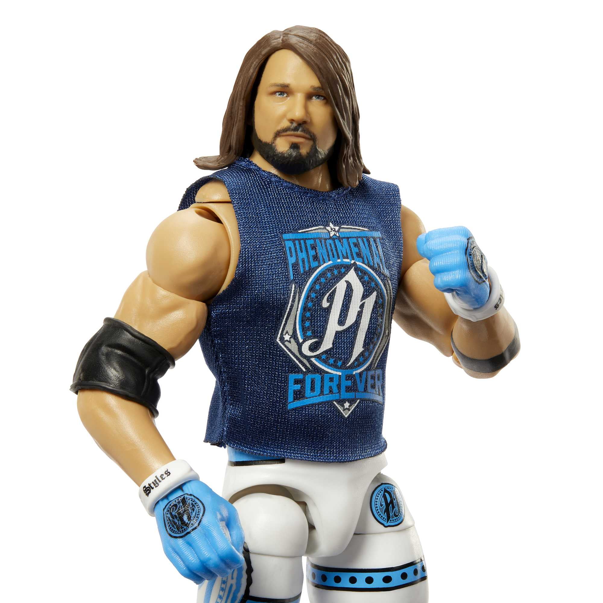 WWE Ultimate Edition AJ Styles Action Figure with Accessories, Posable Collectible (6-in)