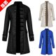 thumbnail image 2 of Hombres Victoria Edwardian Steampunk Trench Coat Frock Outwear Vintage Prince Overcoat Medieval Renaissance Jacket Cosplay CostumeMcosplay cotsume Gao Jinjia LED, 2 of 2