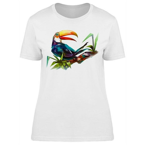 Tucan Bird Portrait T-Shirt Women -Image by Shutterstock, Female 3X-Large