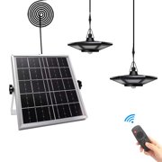 ZPAQI Upgraded Solar Shed Light Indoor Outdoor Solar Powered LED Daytime Work Lights