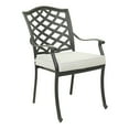 thumbnail image 2 of iPatio Modern 7-Piece Aluminum Dining Set with Cushion: Durable, Comfortable, Weather-Resistant Outdoor Patio Furniture Set with 6 Armchairs and Rectangular Table, Cast Silver, 2 of 5