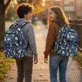 thumbnail image 2 of CHAQLIN Space Rocket Planets Pattern Large Capacity School Bags with Waterproof Padded Big Kids Backpack, Lightweight 17 Inch College Students Backpacks for Travel Primary School, 2 of 9