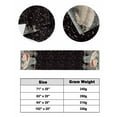 thumbnail image 6 of Vintage Black Christmas Bed Runner for King Size Bed, Xmas Bear Tree Snowflake Bedspread Protector Slipcover Bed Scarf for Foot Bed Runners & Scarves for Bedroom Hotel Wedding Room 102x20 Inches, 6 of 6