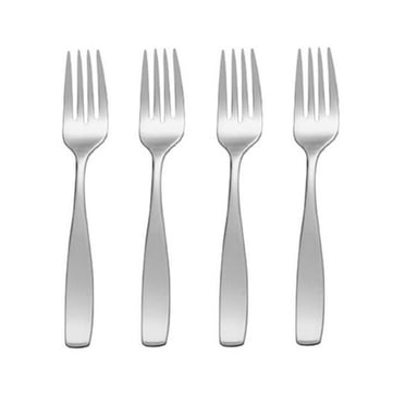 Sasaki Double Helix 18/10 Stainless Steel Salad Forks – Set Of Four, Glossy