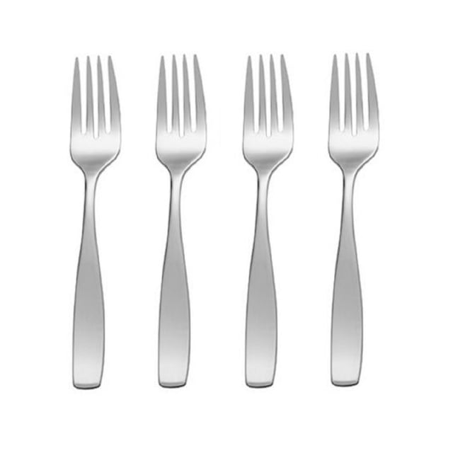 Sasaki Double Helix 18/10 Stainless Steel Salad Forks – Set Of Four, Glossy