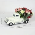 thumbnail image 2 of Petit Camion de Ferme Rétro Jardinière Ornement Décoratif de Bureau pour Amélioration de Table Intérieure, 2 of 6