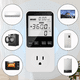 thumbnail image 3 of Medidor de potencia Medidor de vatios Medidor de potencia Medidor de voltaje Monitor de consumo de electricidad Monitor de energía con luz de fondo Enchufe de EE. UU., 3 of 6