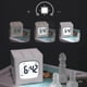 thumbnail image 3 of Cubo LED Reloj despertador digital Estudiante Luz de noche silenciosa Estudio de dormitorio Lámpara de iluminación de escritorio para niños sidaley HA001307-02B, 3 of 6