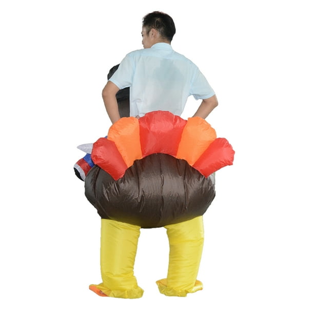  SYIIMG Turkey Inflatable Costume for Adult Turkey Blow