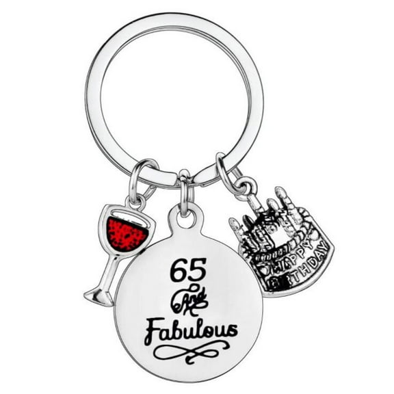 Jewelry VerPetridure Birthday Gifts Live Laugh Love Birthday Keychains Inspirational Gifts for Friend