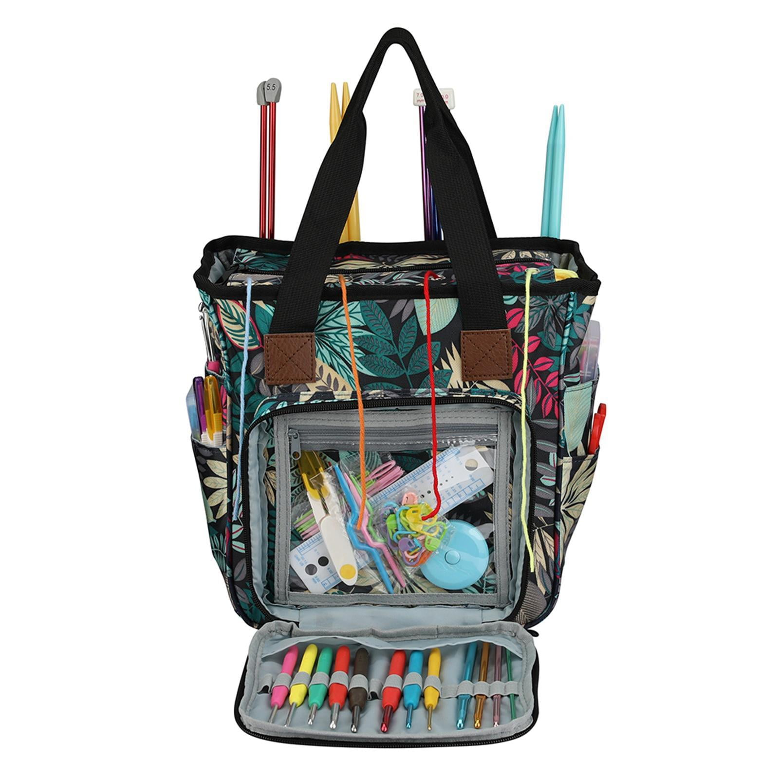 Yarn Storage Knitting Wool Bag Crochet Tote Organizer Holder Sewing Tool