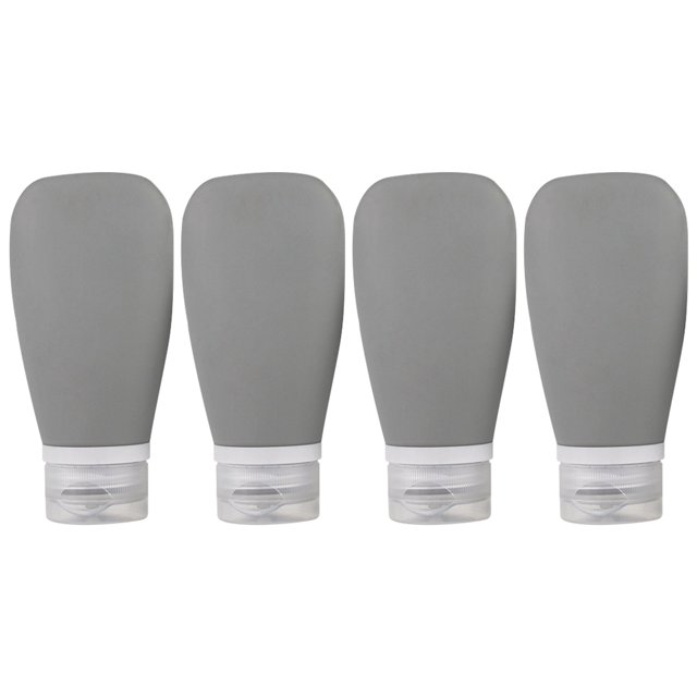 Estrela 4 piezas subembotelladora de silicona, set de viaje portátil para el hogar y fuera de casa