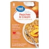 Great Value Instant Oatmeal, Peaches & Cream Flavor, 1.05 oz Packets, 8 Count