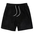 thumbnail image 2 of YHAJDS Mens Solid Beach Shorts Casual 5 Inch Inseam Summer Pool Side Ready, 2 of 5