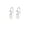 Silver, variant on Solid 925 Sterling Silver Flower Crawler Cuff Earrings Wraps for Women Teens Flower Wrap Earrings Climber
