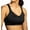 Black, variant on Women's Brooks 350081 Drive Convertible Sports Bra (Asphalt 38E)