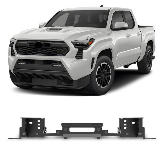 For 2024-2025 Toyota Tacoma Factory Hidden Winch Plate Front Bumper Accessories