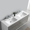thumbnail image 5 of Fresca Fcb9260-D-I Catania 60" Wall Mounted Double Basin Vanity Set - MultiColor, 5 of 8