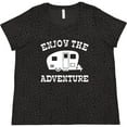 thumbnail image 3 of Inktastic Enjoy the Adventure RV Women's Plus Size T-Shirt, 3 of 5