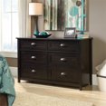 thumbnail image 1 of Sauder County Line Commode Double 6 Tiroirs en Noir Estate, 1 of 2
