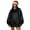 Black, variant on Oversized Satin Hoodies for Women Fashion Christmas Clothing Xmas Glitter Long Sleeve Hooded Sweatshirts Fall Winter Loose Casual Pullover Sweater Silver L