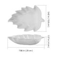 thumbnail image 2 of Creative Leaf Shape Salad Bowl Irregular Ceramic Food Storage Plate Household Fruit Tray, 2 of 6