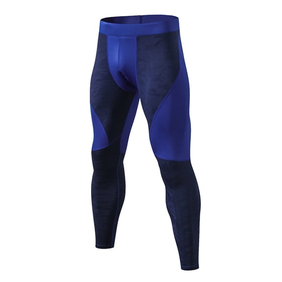 Bibifish Mens Athletic Pants High Waist Waistband Leggings Compression Fabric 4-Way Stretch Quick Dry high waist Yoga Gym Training Pants
