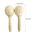 thumbnail image 2 of Martillo de arena 1 par de maracas de madera, martillo de arena, agitadores de Rumba, sonajeros, martillo de arena, instrumento de percusión, juguete Musical para chico, juegos de fiesta para niños Irfora Martillo de arena, 2 of 7