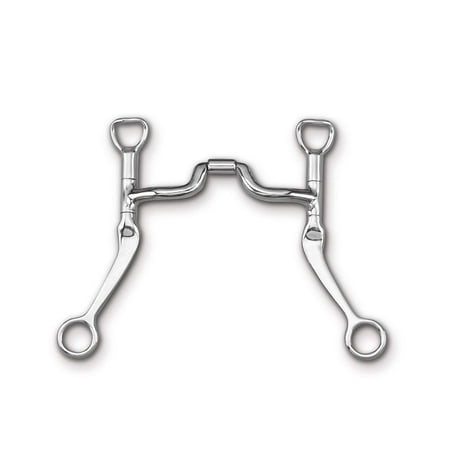 UPC: 0635901215835 | Myler Flat Shank with Sweet Iron Low Ported Barrel Narrow MB 43LP (5  Stainless Steel)