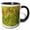 Black/White, variant on 3drose, Surreal Hypnotic Poppies, 15oz Mug