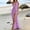 SwimwearA847-Purple, variant on LEKWK Beach Cover Up Dresses for Women Deep V Neck Halter Maxi Dress High Slit Bathing Suit Overlay Summer Pool Party Holiday Outfits