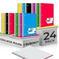 thumbnail image 1 of Cuaderno en espiral Rosmonde de 1 asignatura, rayado universitario, 70 hojas, 1 of 9