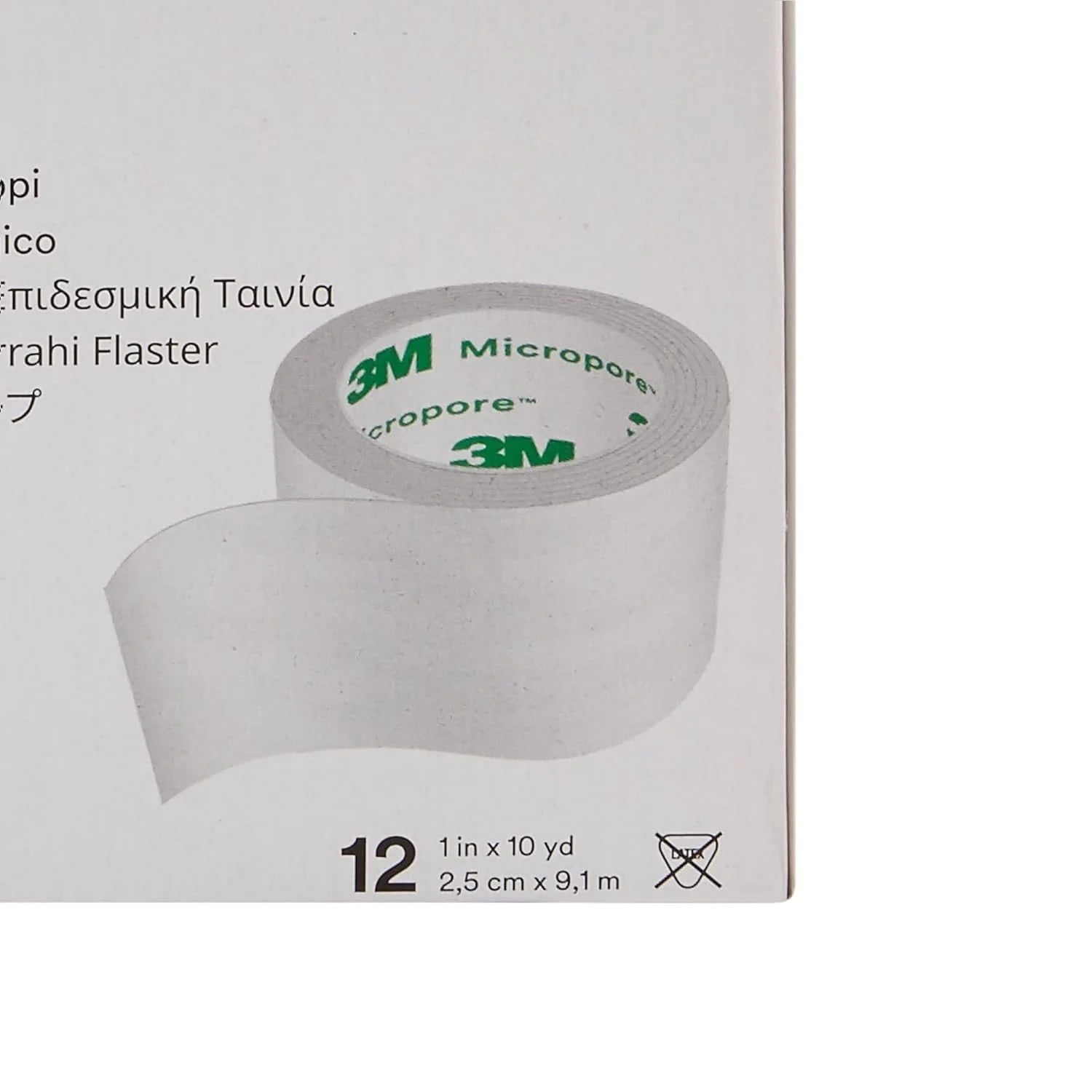 3M Micropore Surgical Tape, 1 Inch x 10 Yards, White, 120 Count