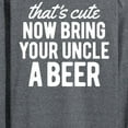thumbnail image 3 of Instant Message - That's Cute Now Bring Your Uncle A Beer - Men's Long Sleeve T-Shirt, 3 of 6