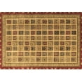 thumbnail image 1 of Ahgly Company Indoor Rectangle Oriental Brown Modern Area Rugs, 2' x 5', 1 of 4