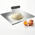 thumbnail image 3 of Cutting Boards for Kitchen, AOKIWO Large Stainless Steel Baking Boards with scraper, Suitable for Bread, Meat, Vegetables, (19.7 x 15.7 in), 3 of 11