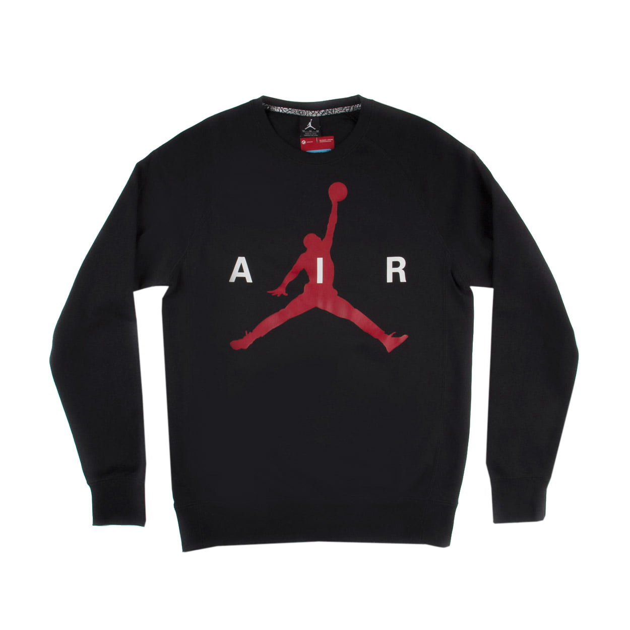 Nike - Nike Mens Air Jordan Jumpan Graphic Crew Neck Sweatshirt Black ...