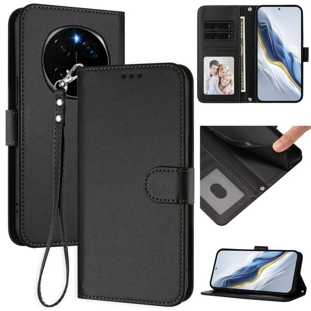 Funda Cartera GANGXUN para Honor Magic 7 Pro – Cierre Magnético, Protección RFID, Correa Desmontable, Compatible con Carga Inalámbrica